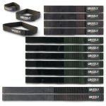 Grizzly Supply Hook Loop Bundle Straps Multi Size Pack-0