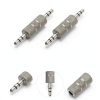Pavo 3.5mm Stereo Audio Adapter Silver Zinc Alloy-2