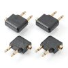 Stereo Audio Adapter Gold Plated Copper Connector 4 Pack-0