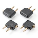 Stereo Audio Adapter Gold Plated Copper Connector 4 Pack-0