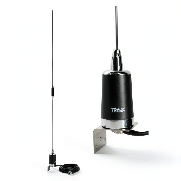 Tram Dual Band Antenna VHF UHF Trunk Mount Brass NMO-0