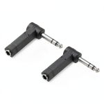 Pavo 6.35mm TRS Adapter Gold Nickel Audio Connector-0