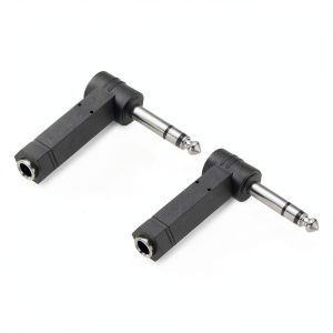 Pavo 6.35mm TRS Adapter Gold Nickel Audio Connector-0