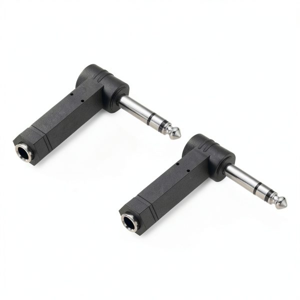 Pavo 6.35mm TRS Adapter Gold Nickel Audio Connector-0