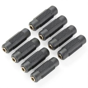 Pavo 3.5mm Gold Jack Coupler Stereo Audio Connector 8 Pack-0