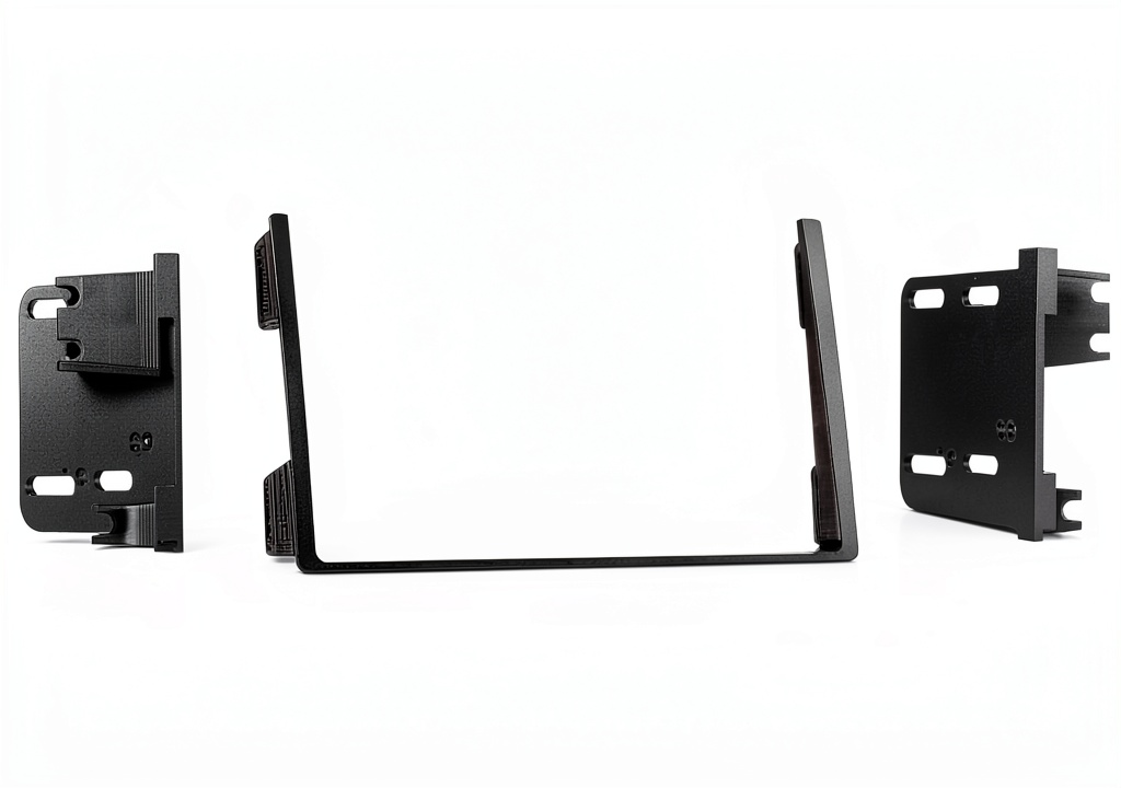 Metra 99-7348B dash kit installed in a Hyundai Accent dashboard