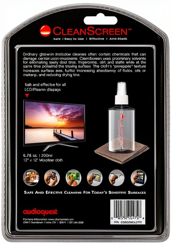 AudioQuest CleanScreen LCD Plasma Screen Cleaner Kit-3