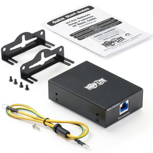 Tripp Lite In-Line Surge Protector 10Gbps Metal TAA-7