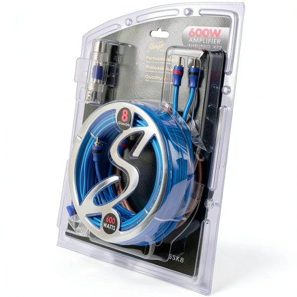 Stinger 8 Gauge Amp Wiring Kit Ultra Flexible CCA Cables-9