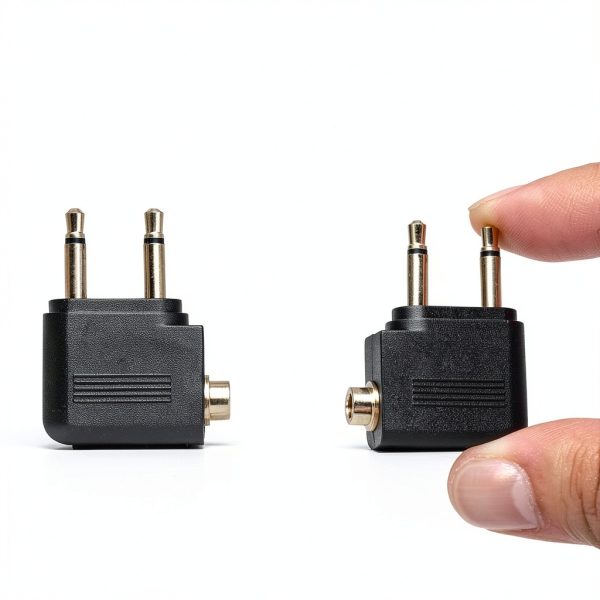 Stereo Audio Adapter Gold Plated Copper Connector 4 Pack-1