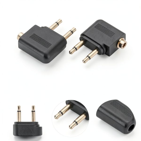 Stereo Audio Adapter Gold Plated Copper Connector 4 Pack-2
