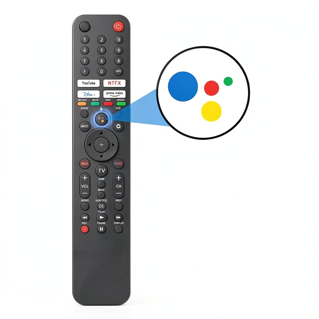 Sony Bravia Voice Remote Control paired with a TV