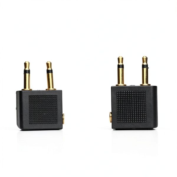 Stereo Audio Adapter Zinc Alloy Gold Plated Connector-1