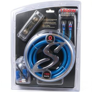 Stinger 0 Gauge Amp Wiring Kit 1500W Power CCA Cables-0