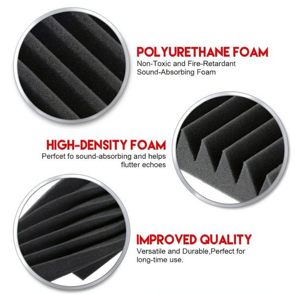 Acoustic Foam Panels Studio Soundproofing Fireproof Material-4