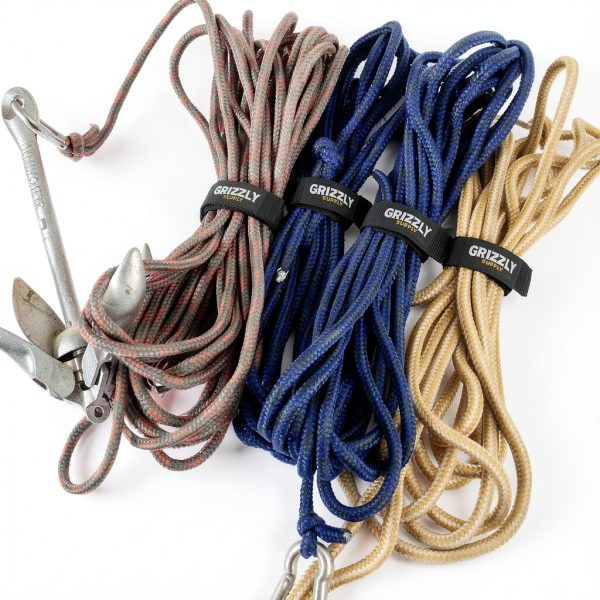 Grizzly Supply Hook Loop Bundle Straps Multi Size Pack-4