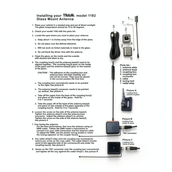 Tram Dual-Band Amateur Radio Antenna Kit-9