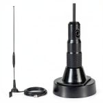 Tram Scanner Trunk Antenna 18in L‑Bracket with 17ft Coaxial-0