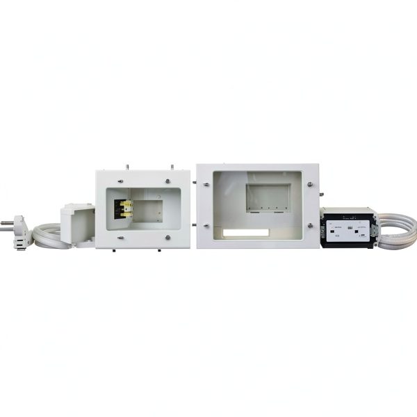 Flat Panel TV Cable Organizer Kit DataComm Rotating Flat Head-0