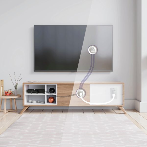 CableMaster DIY Wall Pass‑Through Kit for TV – 30 Minute Install-4
