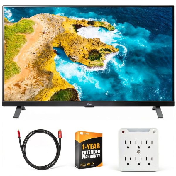 LG 27" LED Full HD Smart TV with webOS Accessories Bundle-2
