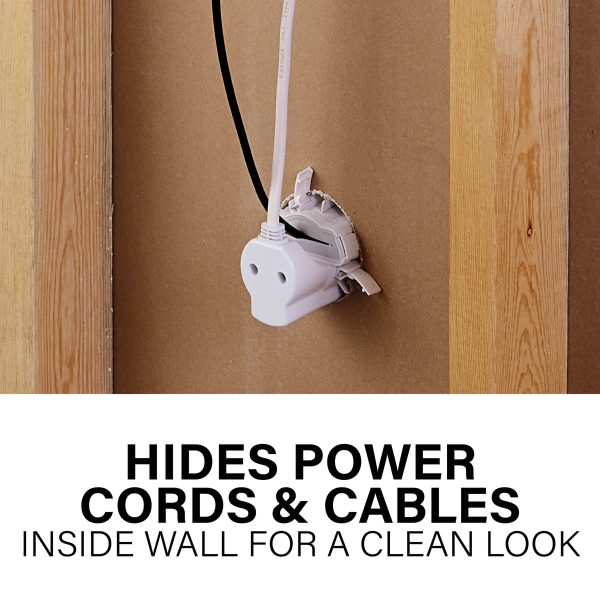 CableMaster DIY Wall Pass‑Through Kit for TV – 30 Minute Install-7