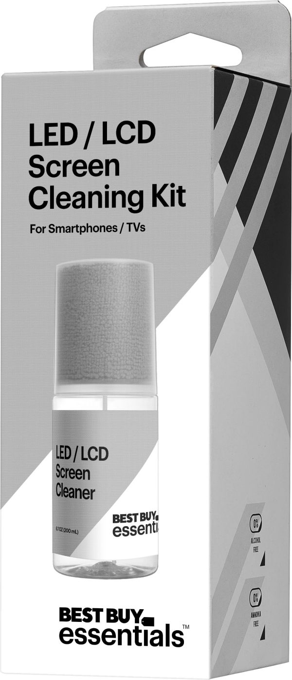 LCD Screen Cleaning Kit Best Buy Essentials 6.7oz Solution-4