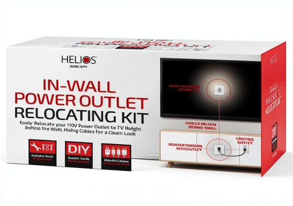 Metra Helios In-Wall Power Relocation Kit for Wall‑Mounted TVs-4