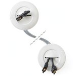 Sanus Cable Concealer In Wall Low Voltage Grommet Kit 3-3/4x3-75in-0