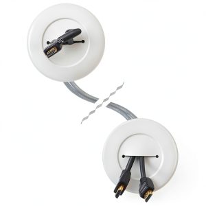 Sanus Cable Concealer In Wall Low Voltage Grommet Kit 3-3/4x3-75in-0