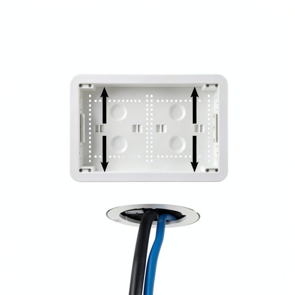 Sanus 9-in TV Media In-Wall Box with Power Kit – Mounting Solution-4